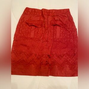 Anthropologie size 2 pencil skirt. Burnt orange color